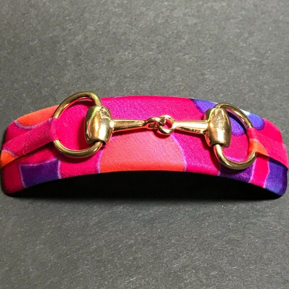 Bit Volume Barrette "Paloma" - Silk / Handmade / France Luxe / L. Erickson - Picture 15 of 16